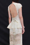 Mutedance 25 Spring/Summer Flower-dyed Short-sleeved Tunic Top MD-MD25SS10-hoary MD25SS09